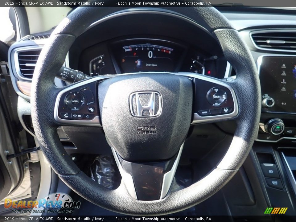 2019 Honda CR-V EX AWD Sandstorm Metallic / Ivory Photo #21
