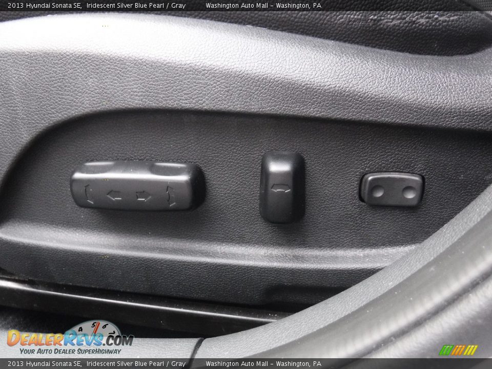 2013 Hyundai Sonata SE Iridescent Silver Blue Pearl / Gray Photo #12