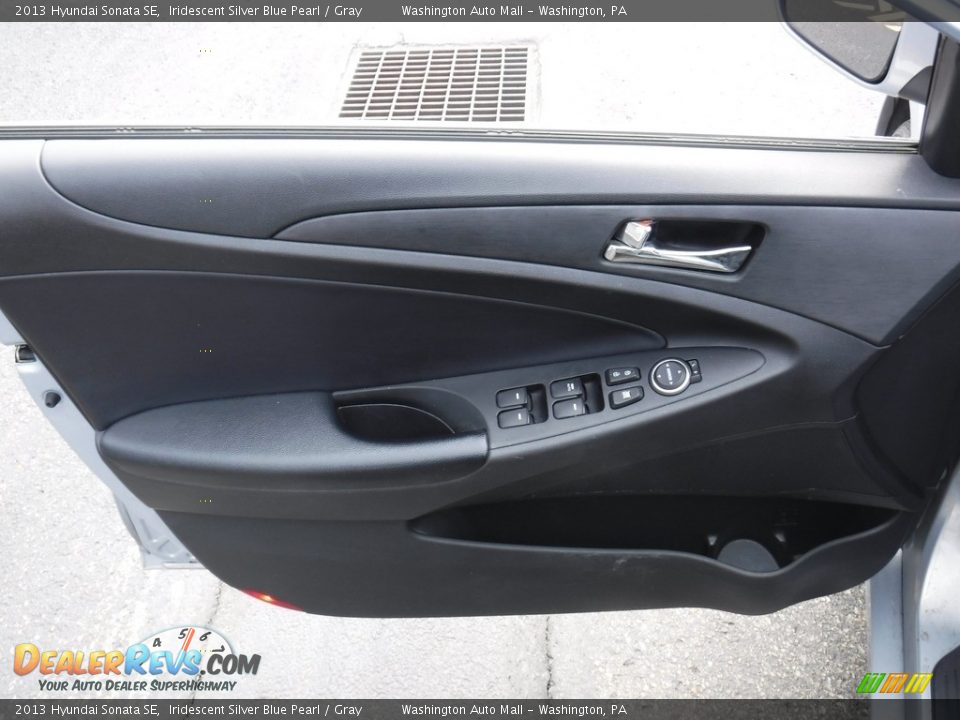 2013 Hyundai Sonata SE Iridescent Silver Blue Pearl / Gray Photo #13
