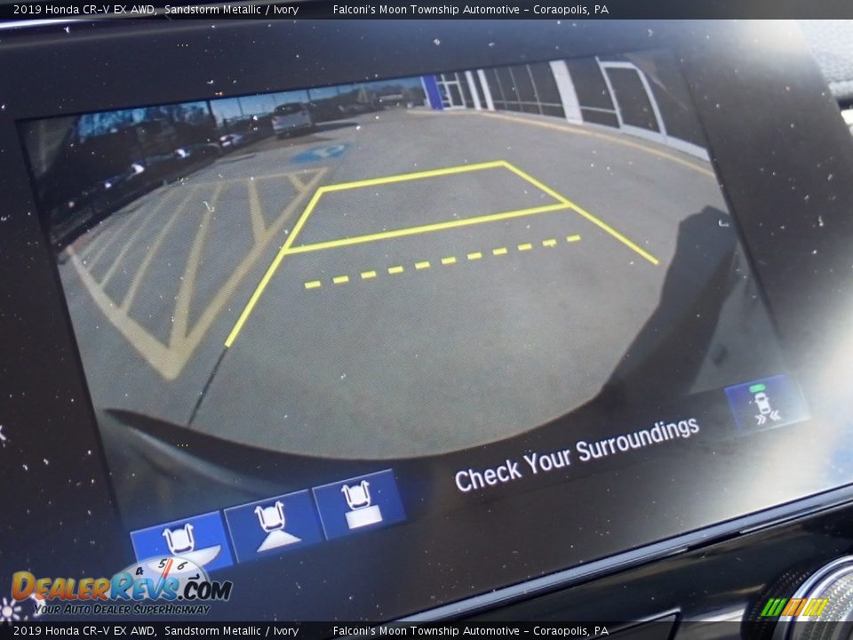 2019 Honda CR-V EX AWD Sandstorm Metallic / Ivory Photo #25