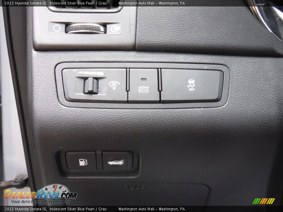2013 Hyundai Sonata SE Iridescent Silver Blue Pearl / Gray Photo #14