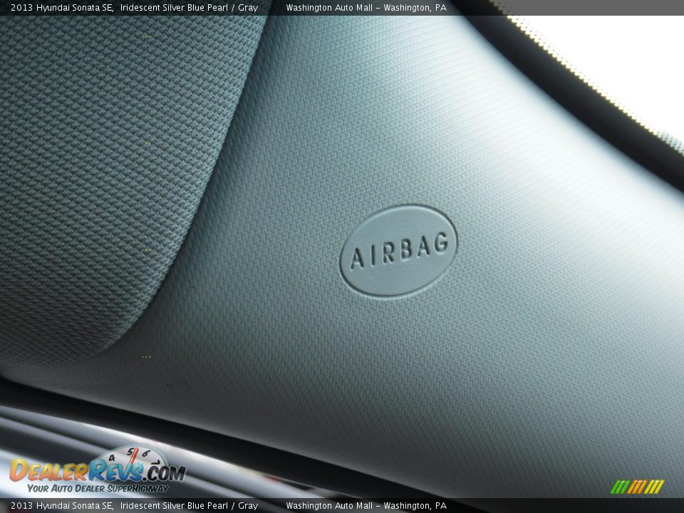 2013 Hyundai Sonata SE Iridescent Silver Blue Pearl / Gray Photo #21