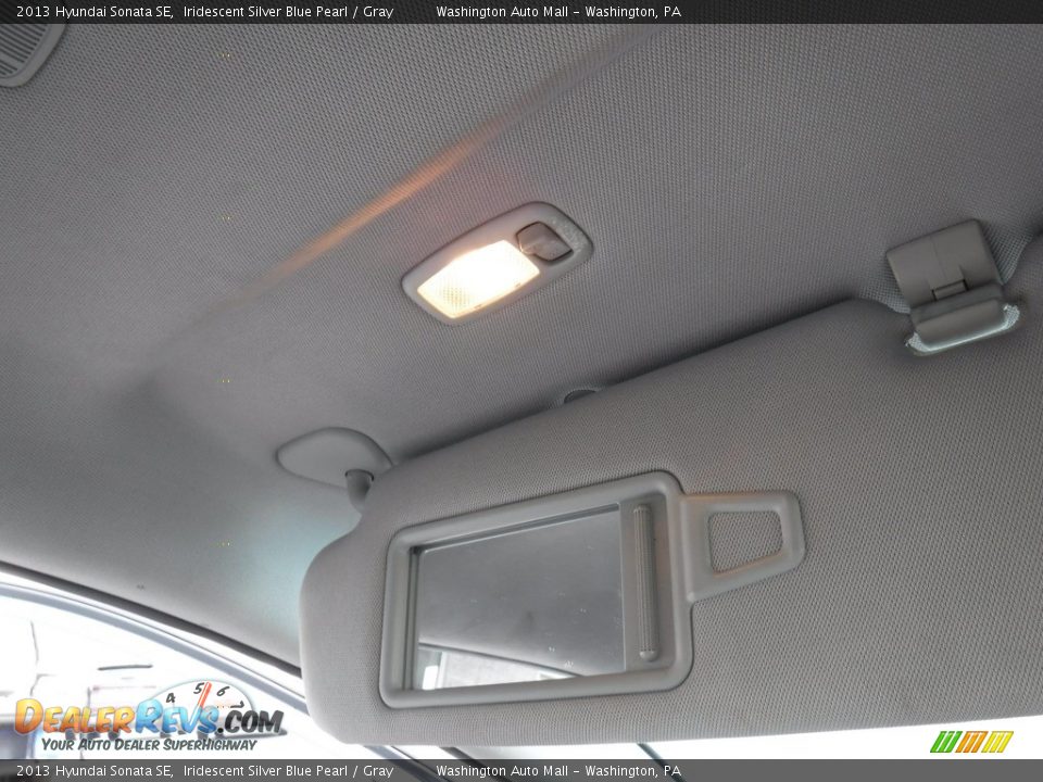 2013 Hyundai Sonata SE Iridescent Silver Blue Pearl / Gray Photo #22