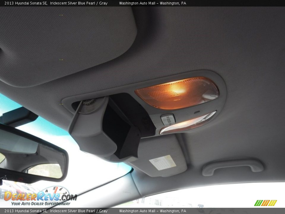 2013 Hyundai Sonata SE Iridescent Silver Blue Pearl / Gray Photo #23