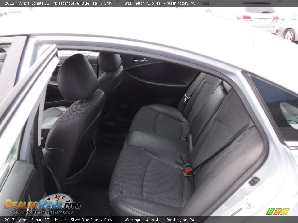 2013 Hyundai Sonata SE Iridescent Silver Blue Pearl / Gray Photo #24