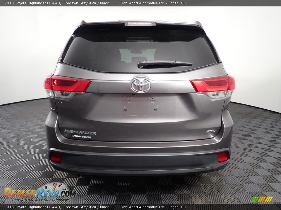 2018 Toyota Highlander LE AWD Predawn Gray Mica / Black Photo #12