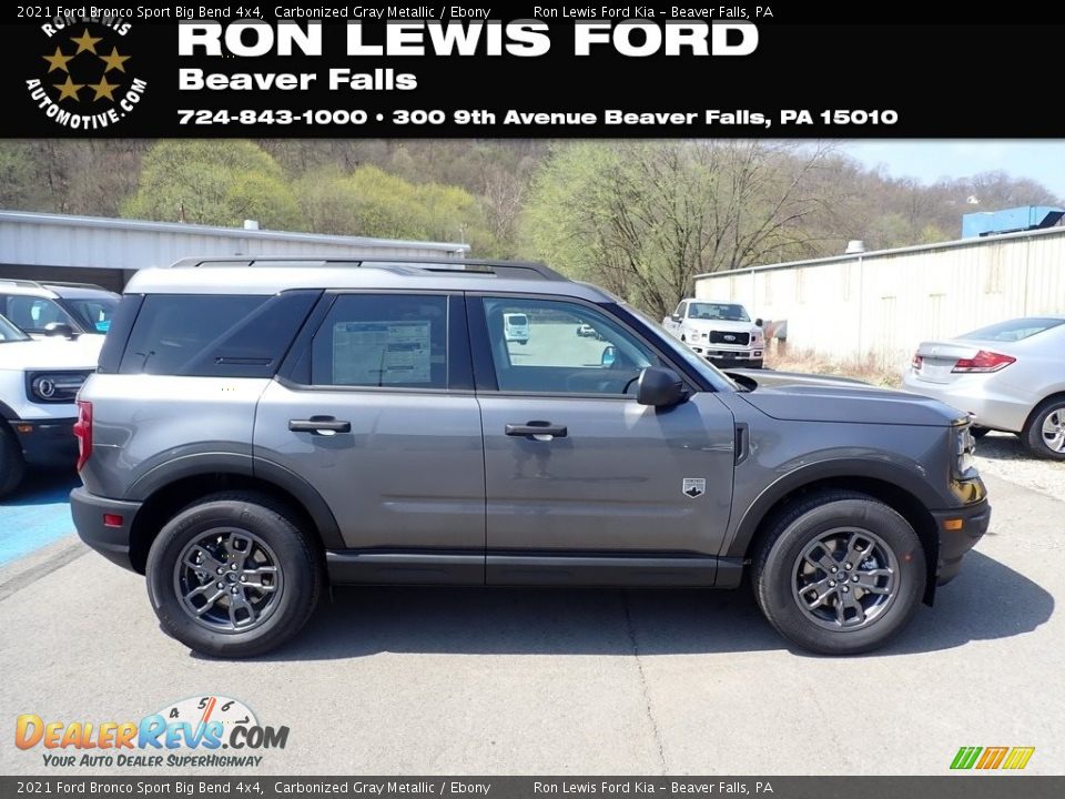 2021 Ford Bronco Sport Big Bend 4x4 Carbonized Gray Metallic / Ebony Photo #1