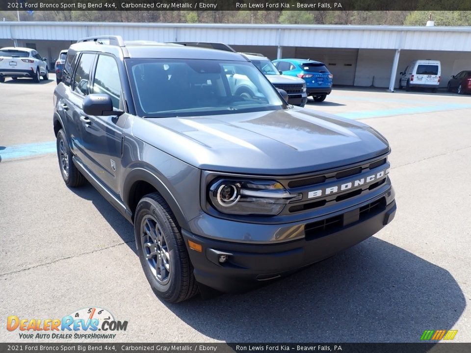 2021 Ford Bronco Sport Big Bend 4x4 Carbonized Gray Metallic / Ebony Photo #3
