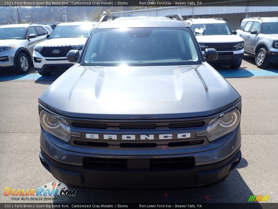 2021 Ford Bronco Sport Big Bend 4x4 Carbonized Gray Metallic / Ebony Photo #4