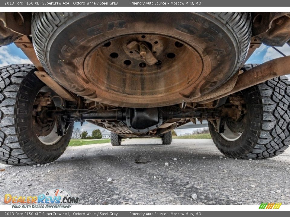 2013 Ford F150 XLT SuperCrew 4x4 Oxford White / Steel Gray Photo #13