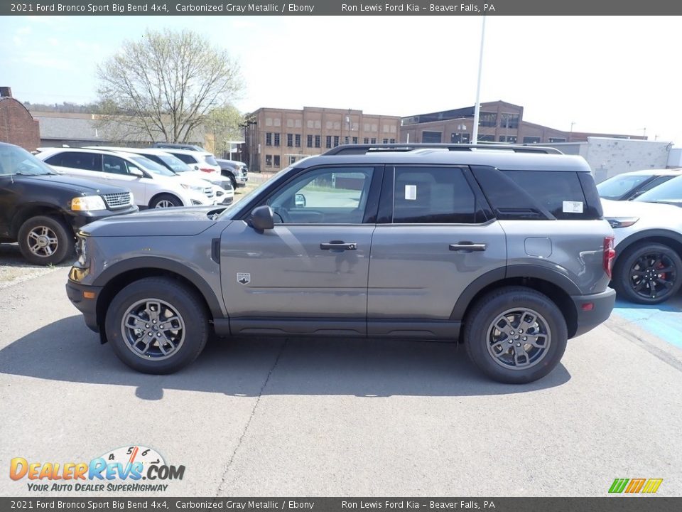Carbonized Gray Metallic 2021 Ford Bronco Sport Big Bend 4x4 Photo #6