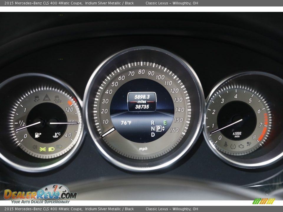 2015 Mercedes-Benz CLS 400 4Matic Coupe Gauges Photo #8