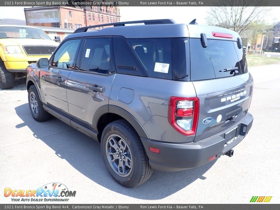 2021 Ford Bronco Sport Big Bend 4x4 Carbonized Gray Metallic / Ebony Photo #7