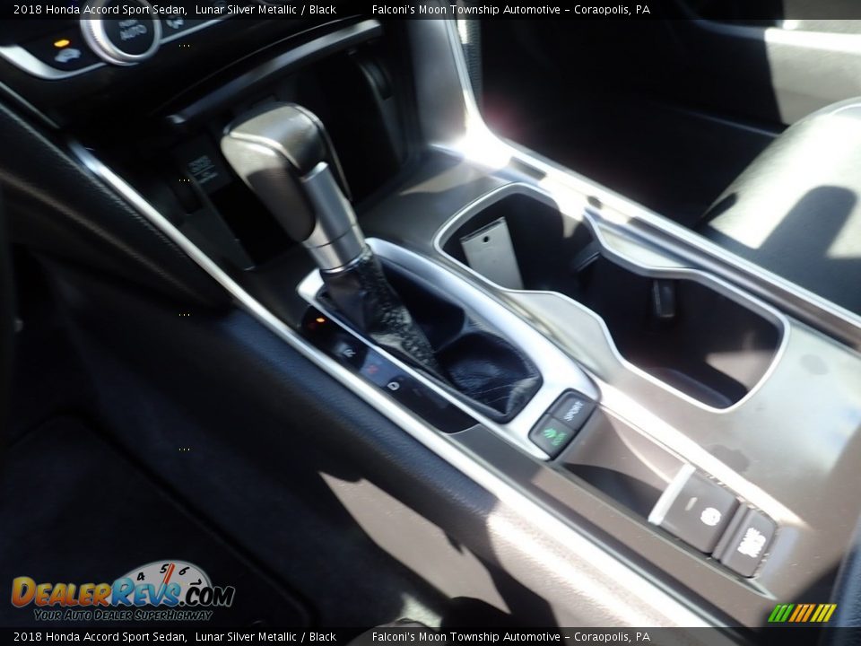 2018 Honda Accord Sport Sedan Lunar Silver Metallic / Black Photo #21