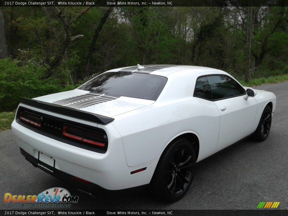 2017 Dodge Challenger SXT White Knuckle / Black Photo #7