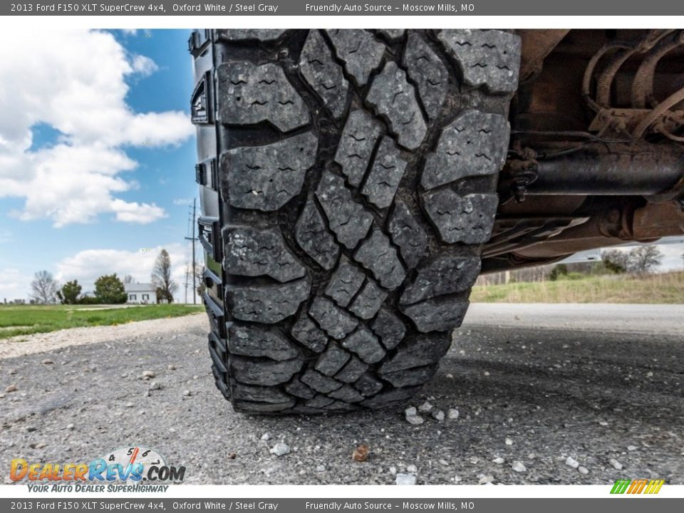 2013 Ford F150 XLT SuperCrew 4x4 Oxford White / Steel Gray Photo #15