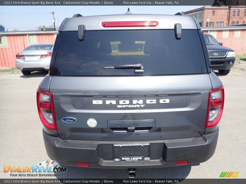 2021 Ford Bronco Sport Big Bend 4x4 Carbonized Gray Metallic / Ebony Photo #8