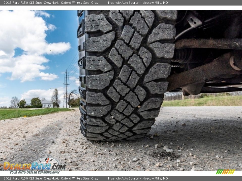 2013 Ford F150 XLT SuperCrew 4x4 Oxford White / Steel Gray Photo #16