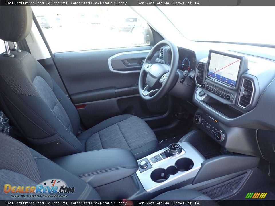 2021 Ford Bronco Sport Big Bend 4x4 Carbonized Gray Metallic / Ebony Photo #12