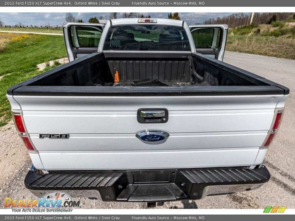 2013 Ford F150 XLT SuperCrew 4x4 Oxford White / Steel Gray Photo #25