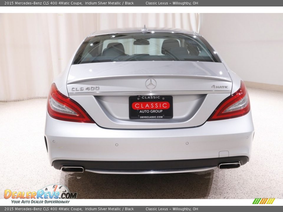 2015 Mercedes-Benz CLS 400 4Matic Coupe Iridium Silver Metallic / Black Photo #21