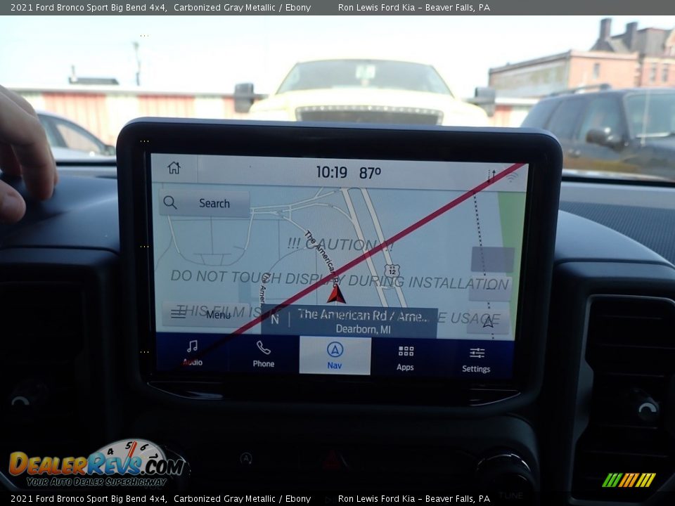 2021 Ford Bronco Sport Big Bend 4x4 Carbonized Gray Metallic / Ebony Photo #21