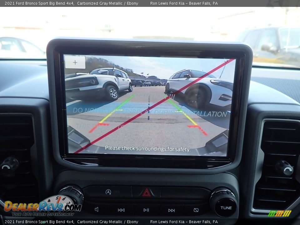 2021 Ford Bronco Sport Big Bend 4x4 Carbonized Gray Metallic / Ebony Photo #22