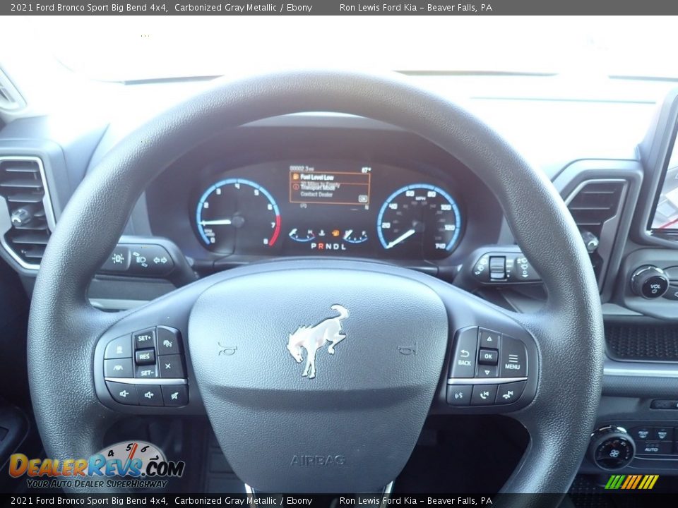 2021 Ford Bronco Sport Big Bend 4x4 Carbonized Gray Metallic / Ebony Photo #23