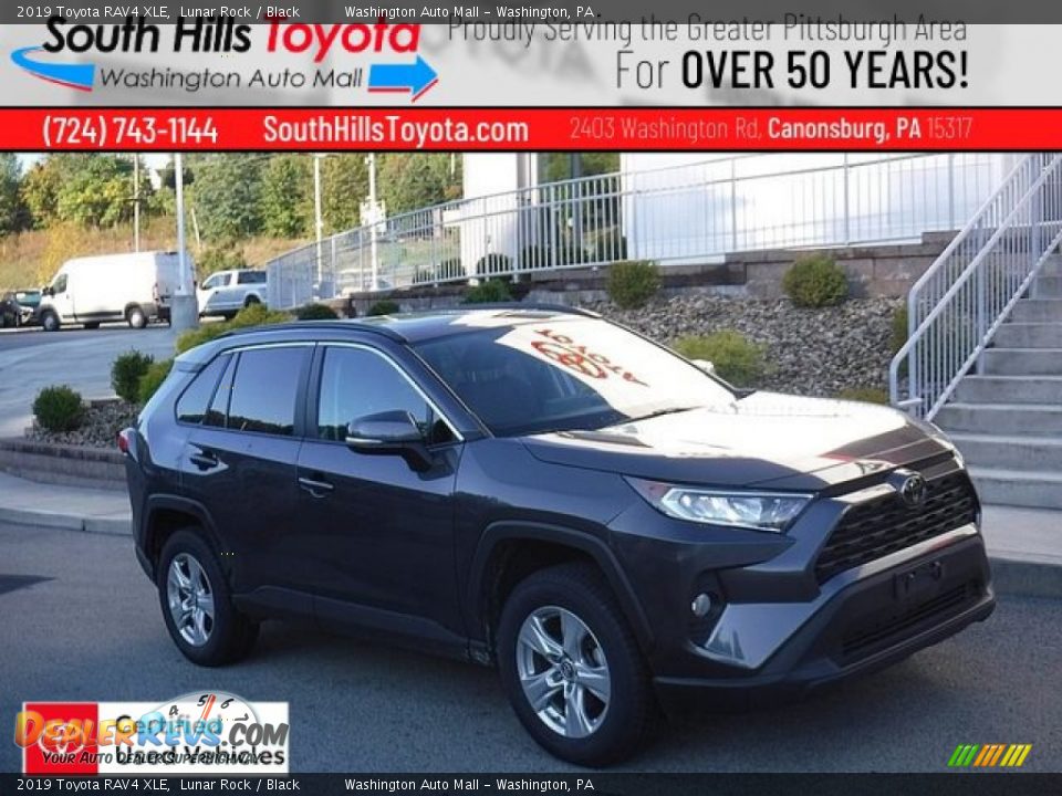 2019 Toyota RAV4 XLE Lunar Rock / Black Photo #1