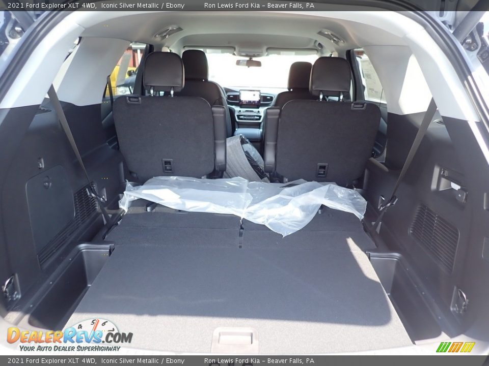 2021 Ford Explorer XLT 4WD Iconic Silver Metallic / Ebony Photo #9