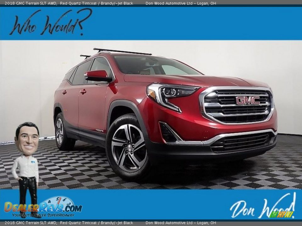 2018 GMC Terrain SLT AWD Red Quartz Tintcoat / Brandy/­Jet Black Photo #1