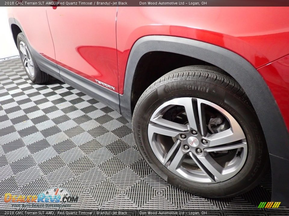 2018 GMC Terrain SLT AWD Red Quartz Tintcoat / Brandy/­Jet Black Photo #4