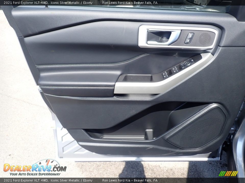 2021 Ford Explorer XLT 4WD Iconic Silver Metallic / Ebony Photo #16