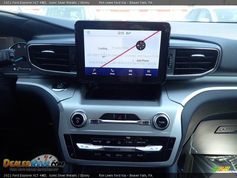 2021 Ford Explorer XLT 4WD Iconic Silver Metallic / Ebony Photo #18