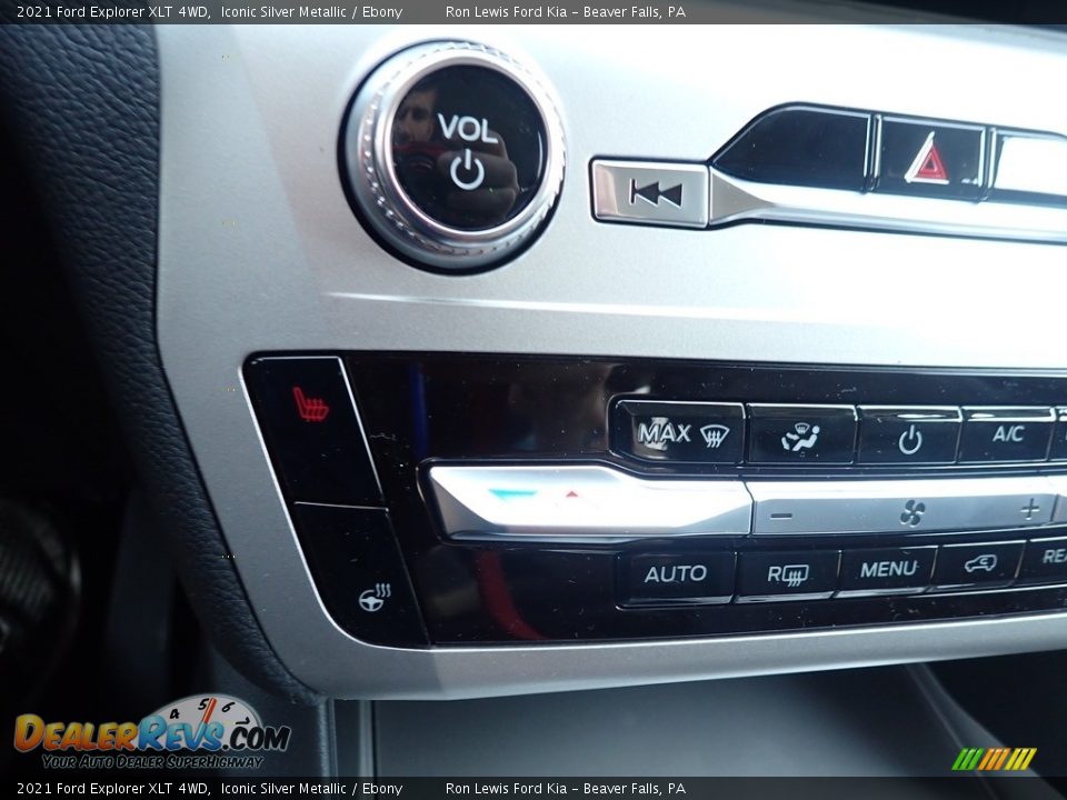 2021 Ford Explorer XLT 4WD Iconic Silver Metallic / Ebony Photo #20