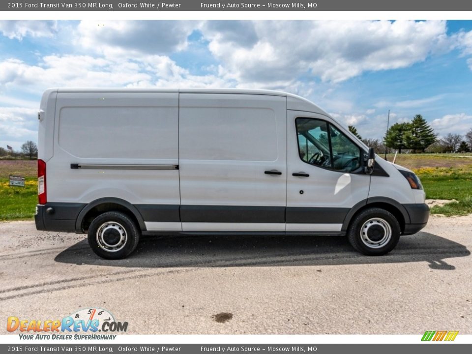 2015 Ford Transit Van 350 MR Long Oxford White / Pewter Photo #3