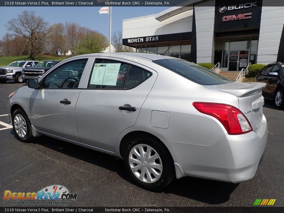 2018 Nissan Versa S Plus Brilliant Silver / Charcoal Photo #12