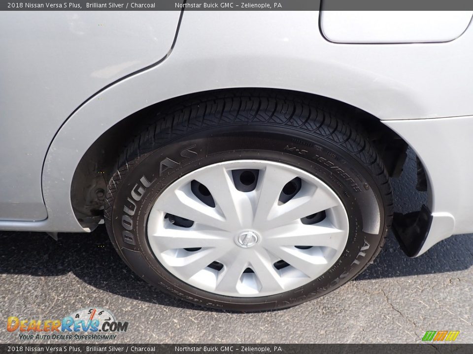 2018 Nissan Versa S Plus Brilliant Silver / Charcoal Photo #14