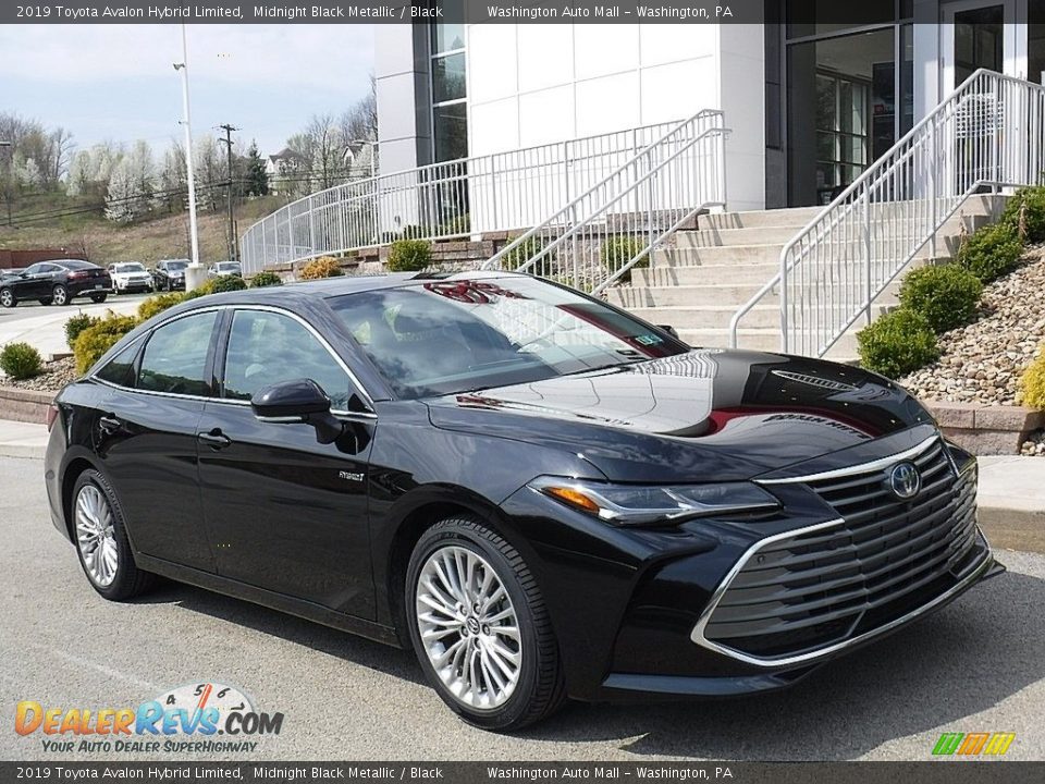 2019 Toyota Avalon Hybrid Limited Midnight Black Metallic / Black Photo #1