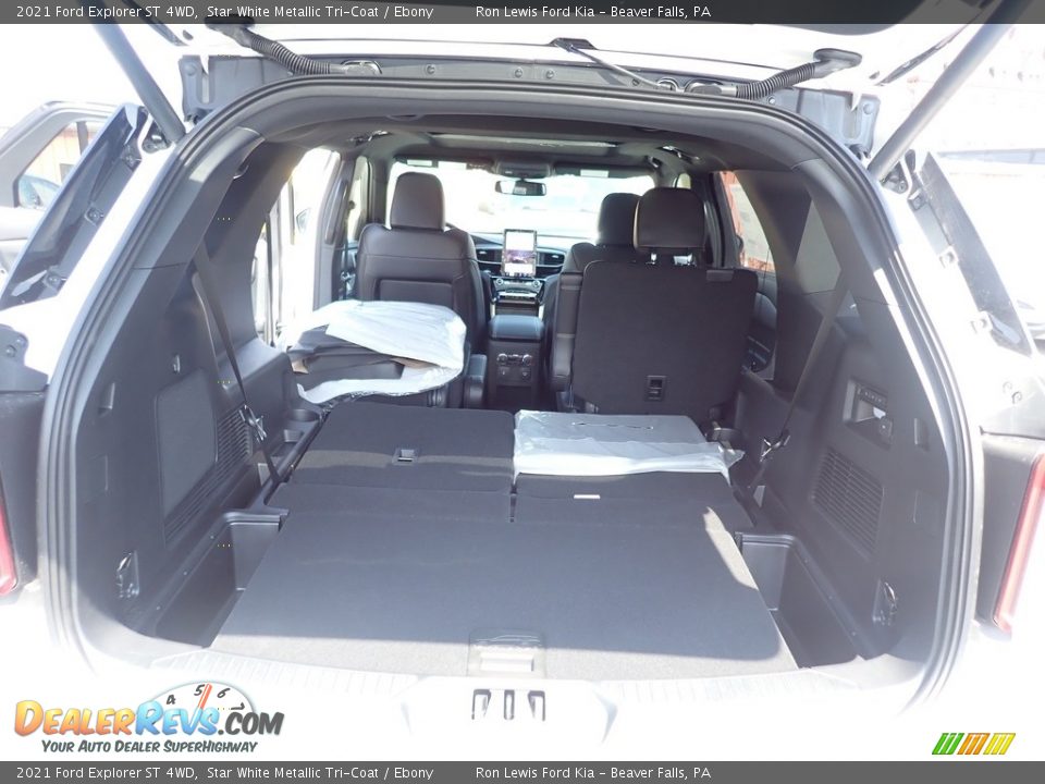 2021 Ford Explorer ST 4WD Star White Metallic Tri-Coat / Ebony Photo #8