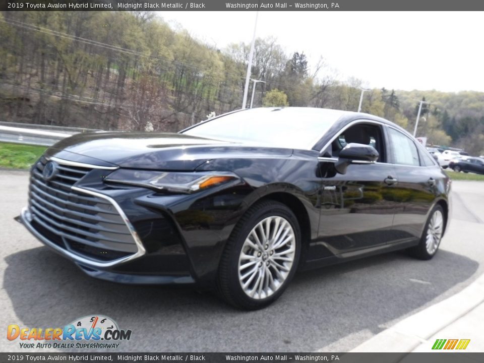 2019 Toyota Avalon Hybrid Limited Midnight Black Metallic / Black Photo #14