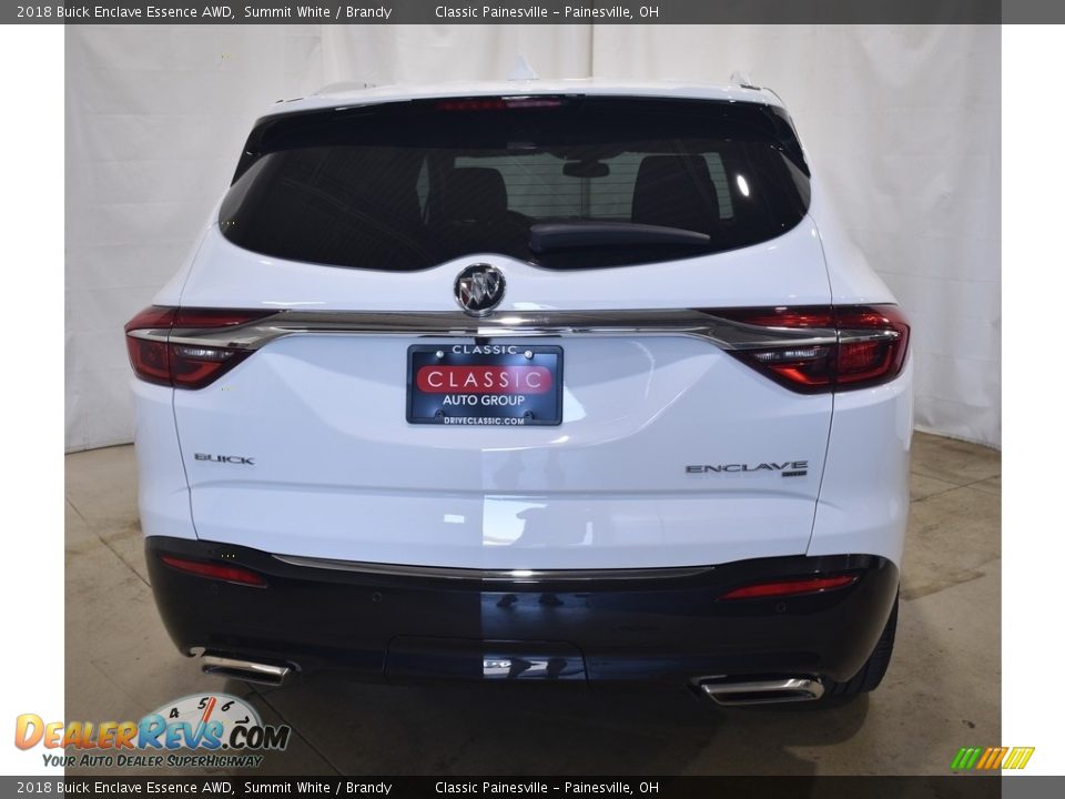 2018 Buick Enclave Essence AWD Summit White / Brandy Photo #3