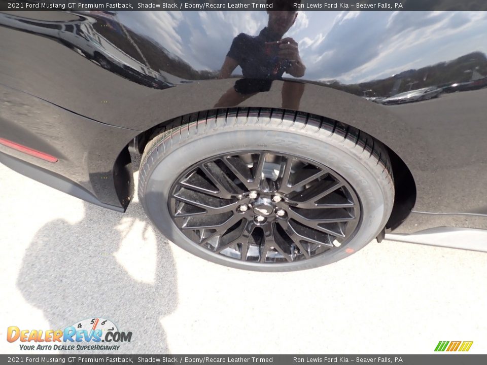 2021 Ford Mustang GT Premium Fastback Shadow Black / Ebony/Recaro Leather Trimed Photo #9