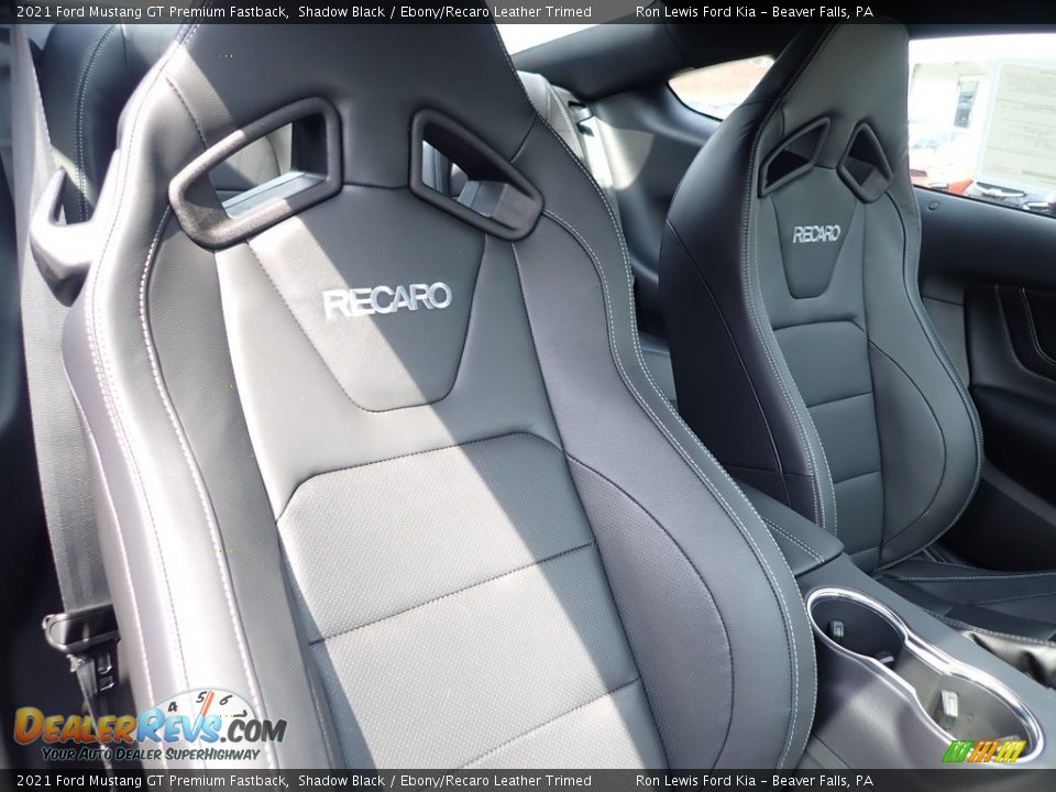 Front Seat of 2021 Ford Mustang GT Premium Fastback Photo #13