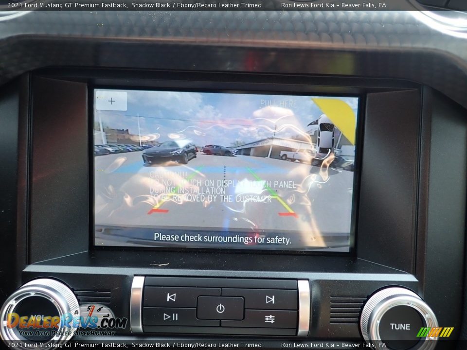 2021 Ford Mustang GT Premium Fastback Shadow Black / Ebony/Recaro Leather Trimed Photo #19