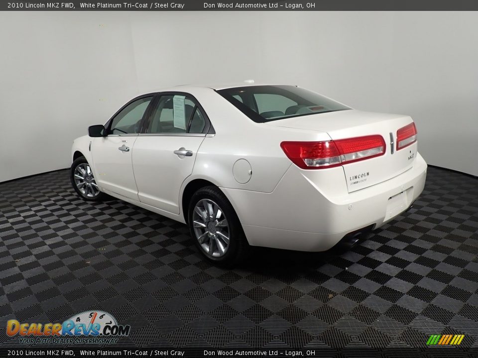 2010 Lincoln MKZ FWD White Platinum Tri-Coat / Steel Gray Photo #11