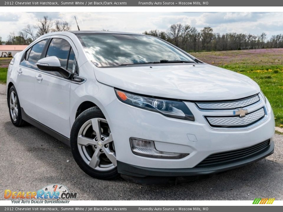 2012 Chevrolet Volt Hatchback Summit White / Jet Black/Dark Accents Photo #1