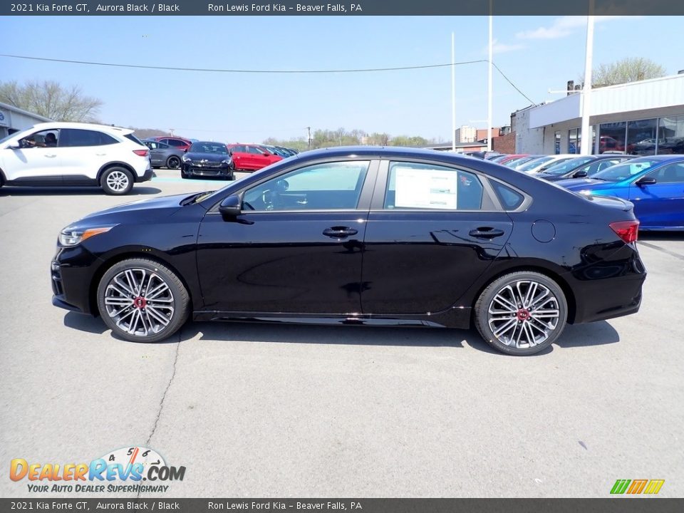 2021 Kia Forte GT Aurora Black / Black Photo #6