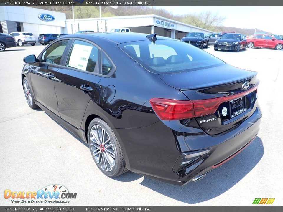 2021 Kia Forte GT Aurora Black / Black Photo #7