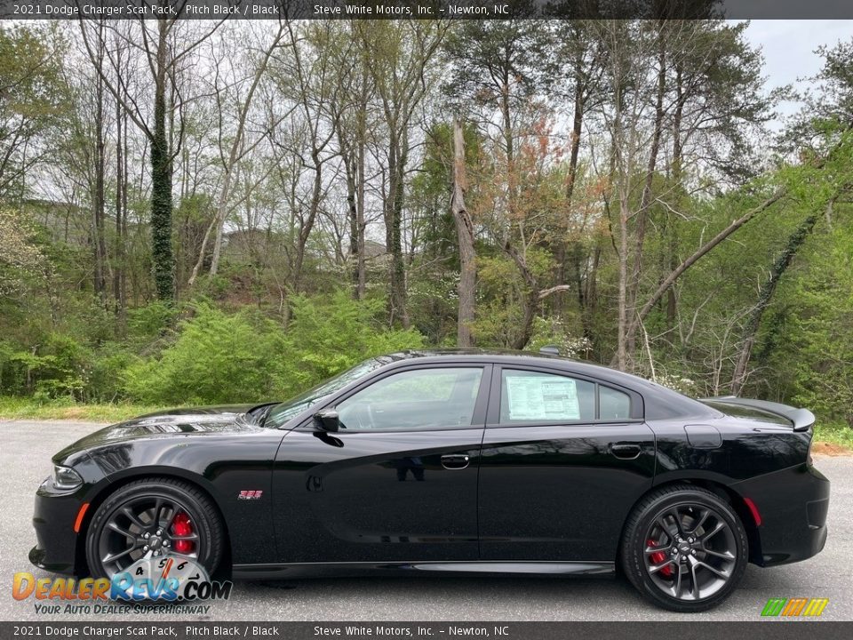 Pitch Black 2021 Dodge Charger Scat Pack Photo #1